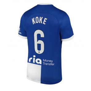 Maillot de foot Atletico Madrid Koke #6 Extérieur 2023-24 Manches Courte